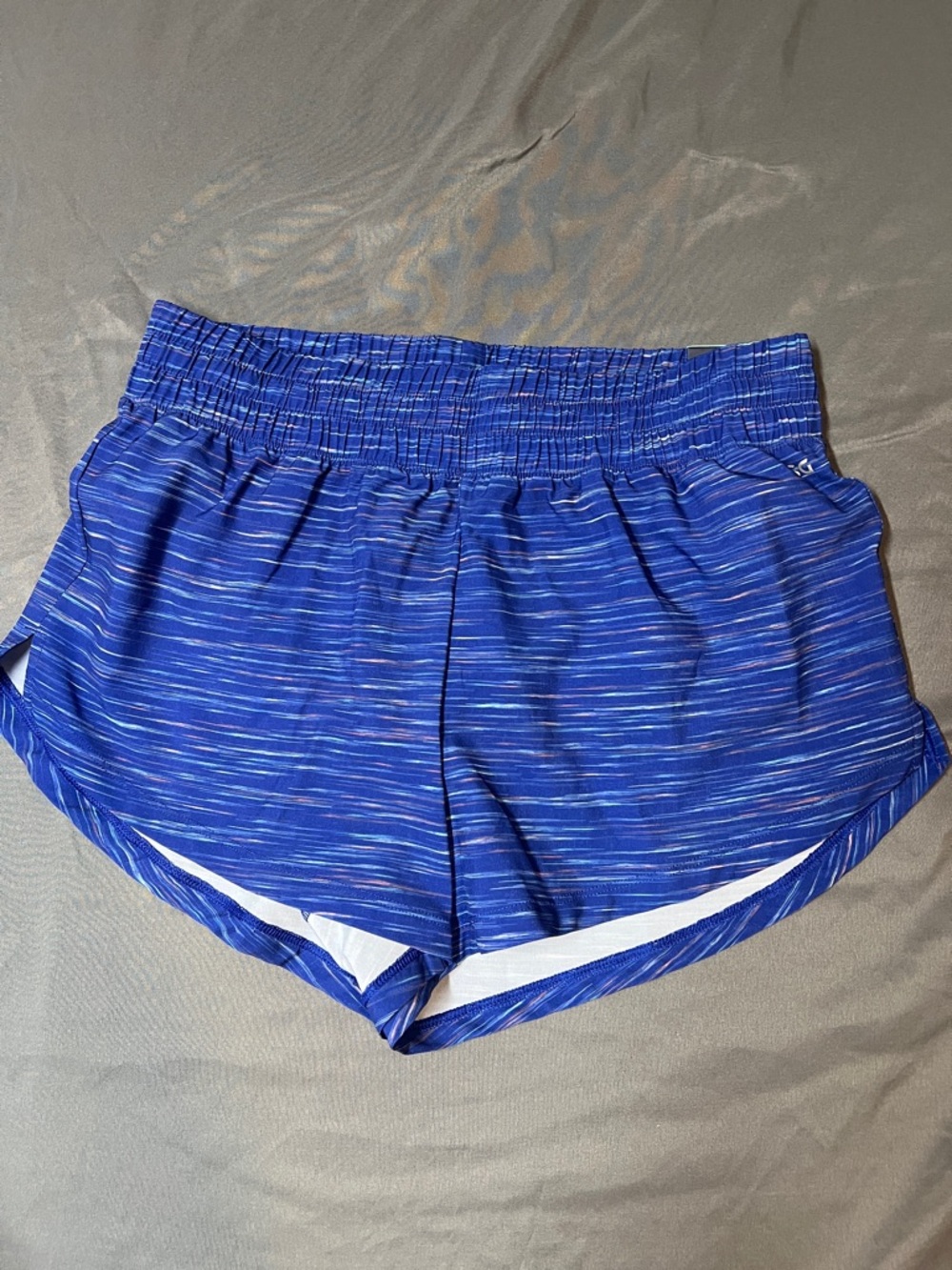 DSG Blue Marled 3” stride mid rise shorts